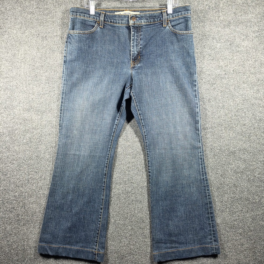 Gap Jeans Womens 14R Long and Lean Bootcut Stretch Vintage Y2K Denim